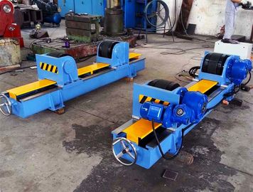 Customized Lead Screw Adjustment Pipe Welding Rotator , 10T 90 Inches Tank Turning Rolls