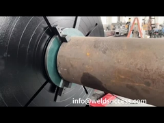 3 Ton Hydraulic Lifting Pipe Turning Welding Positioner Dengan 3 Jaw Chuck
